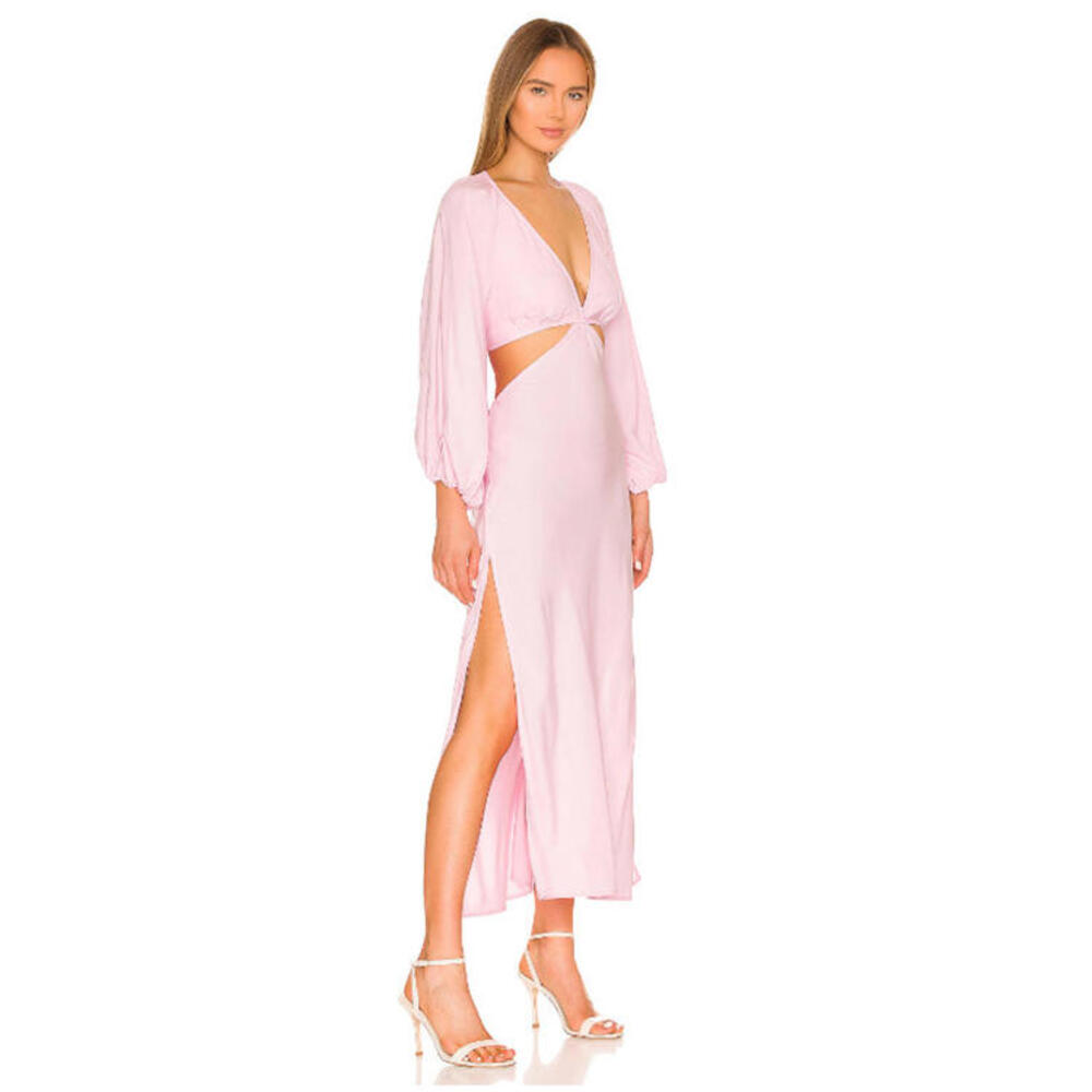 JEN'S PIRATE BOOTY Dress Rio Sonora Baby Pink cut outs size L NWT $231msrp - Picture 4 of 10
